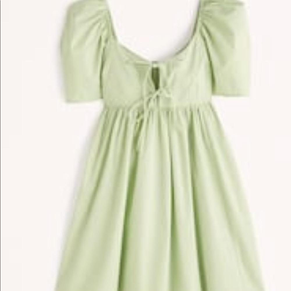 Abercrombie keyhole baby doll mini dress medium tall